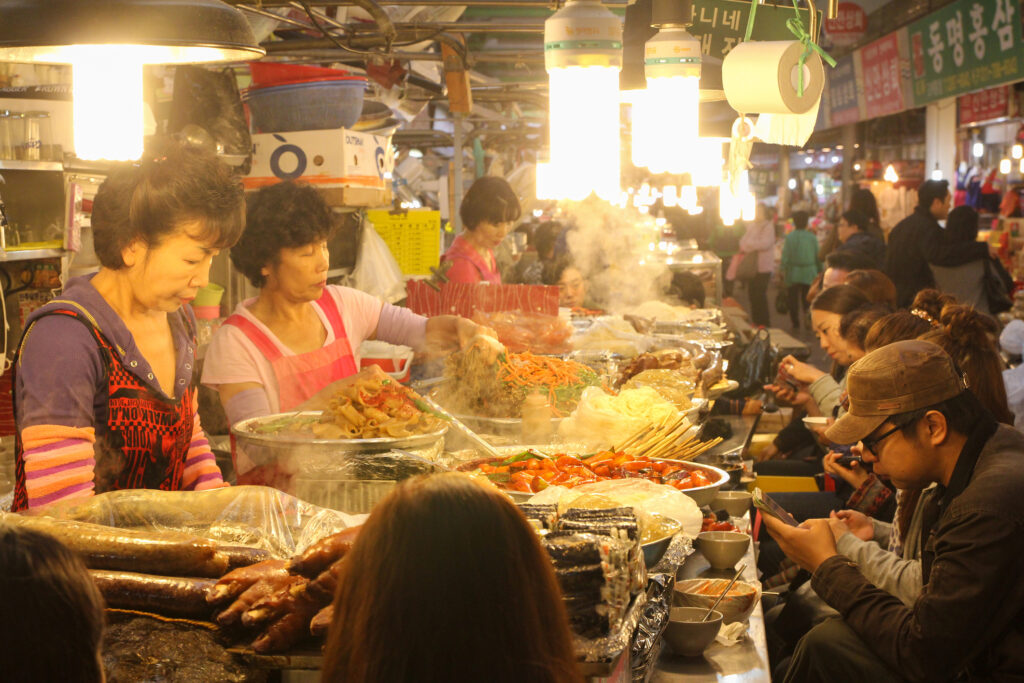 Gwangjang Market at Seoul