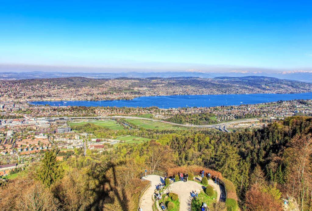 View from Uetliberg on Zurich