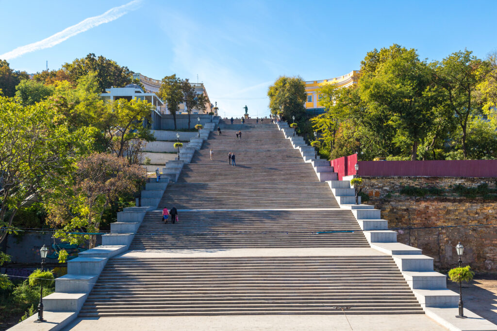Potemkin stairs in Odessa, Ukraine