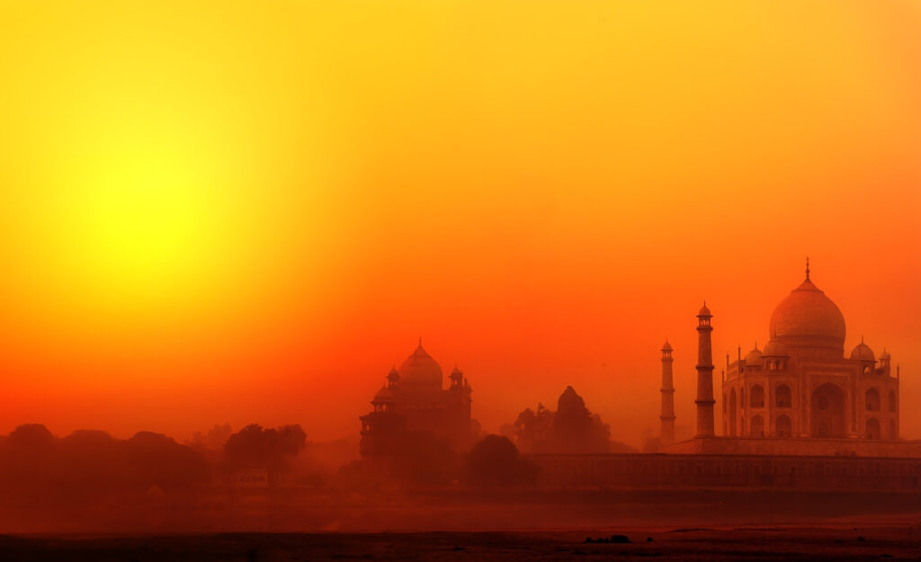 Agra with Taj Mahal
