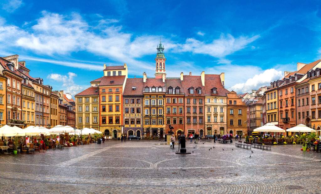 Old Town Market Place in Warsaw