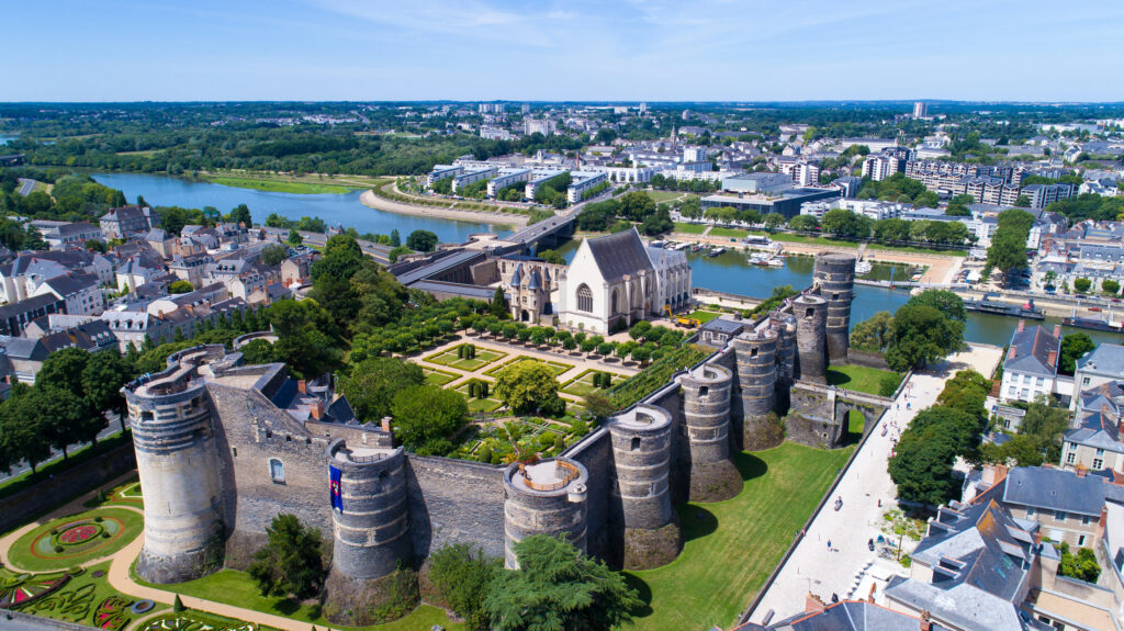 Angers city castle