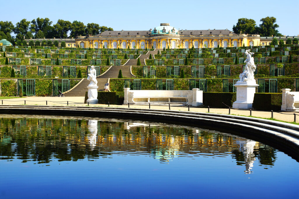 The Sanssouci palace in Potsdam, Germany