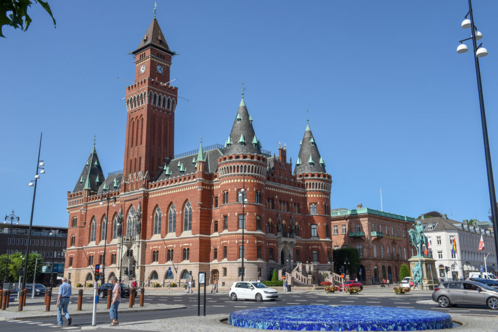 Helsingborg City Hall in Sweden