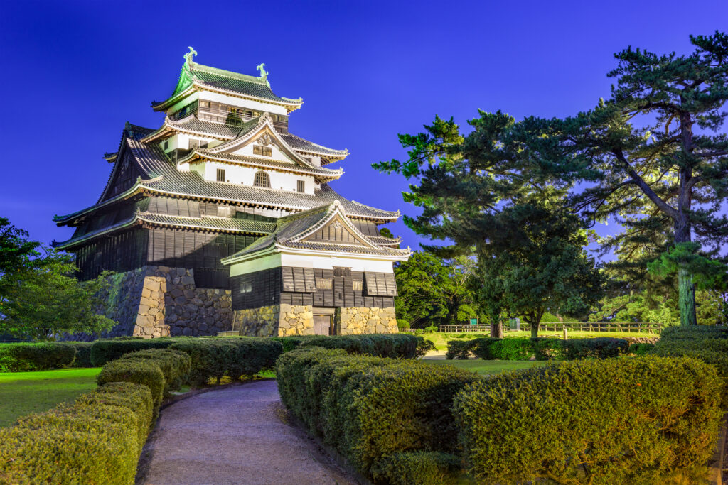 Matsue Castle in Matsue, Japan It is one of the oldest original castle towers in the country