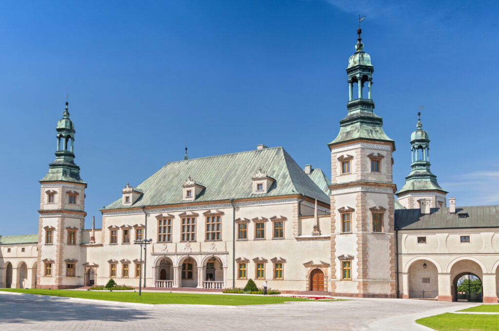Baroque castle, bishop's palace in Kielce, Poland Europe