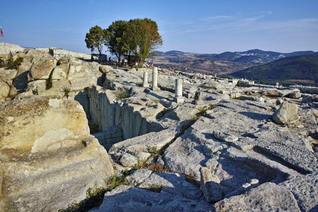 Remaining of The ancient Thracian city of Perperikon, Bulgaria