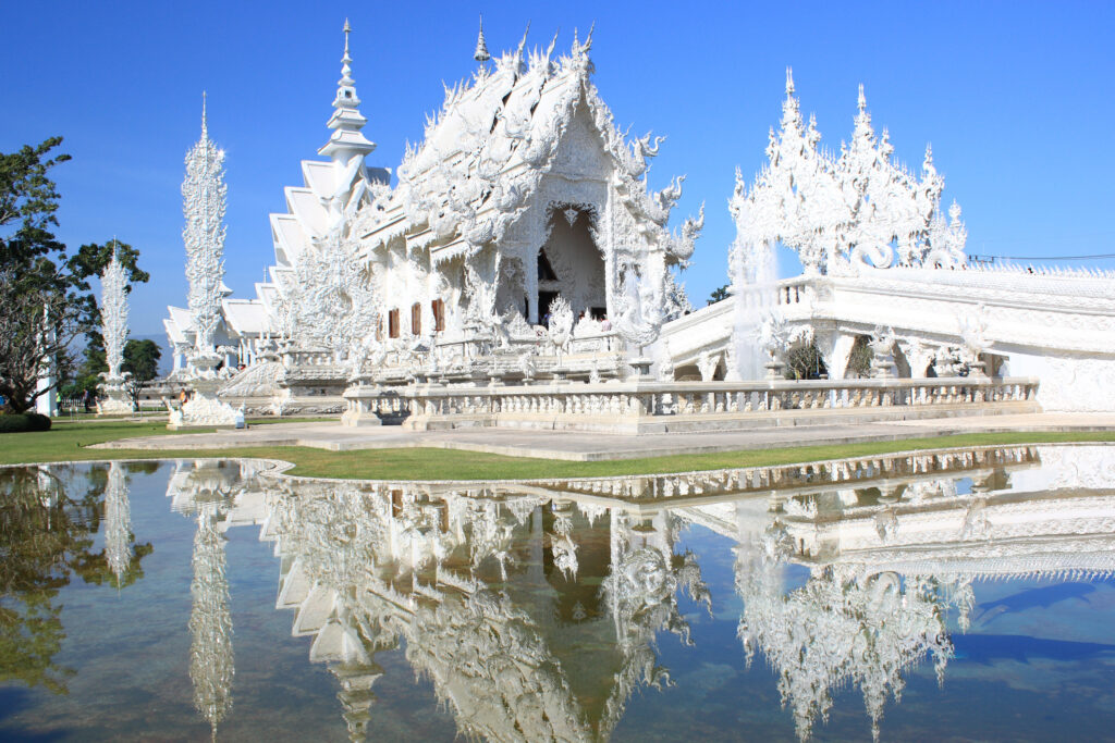White Buddhist temple