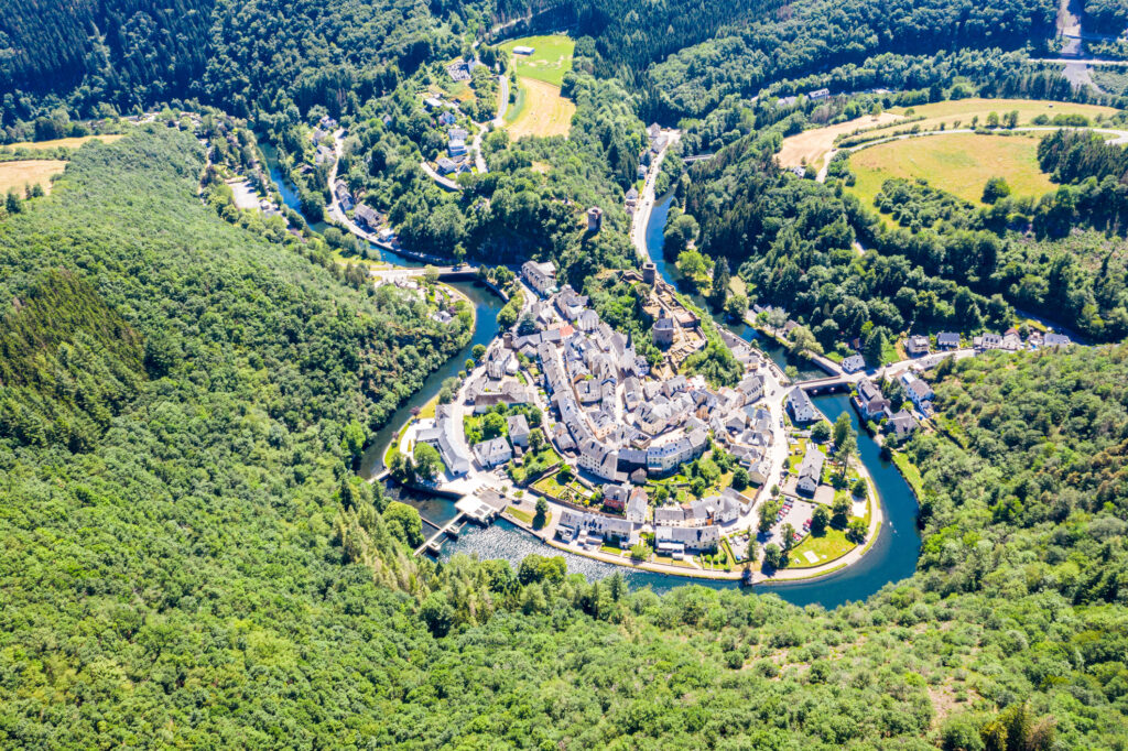 Esch-sur-Sûre in the Luxembourg Ardennes