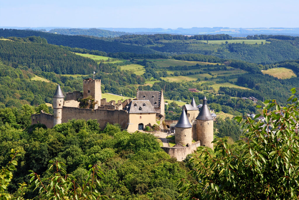 Ruins of Bourscheid Castle, Luxembourg