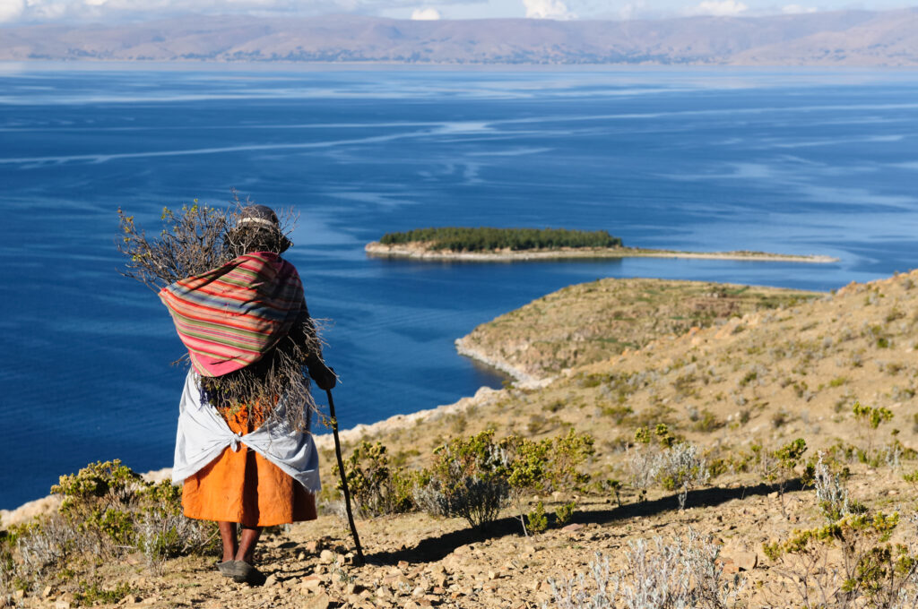 Lake Titicaca, Bolivia, landscape Isladel Sol