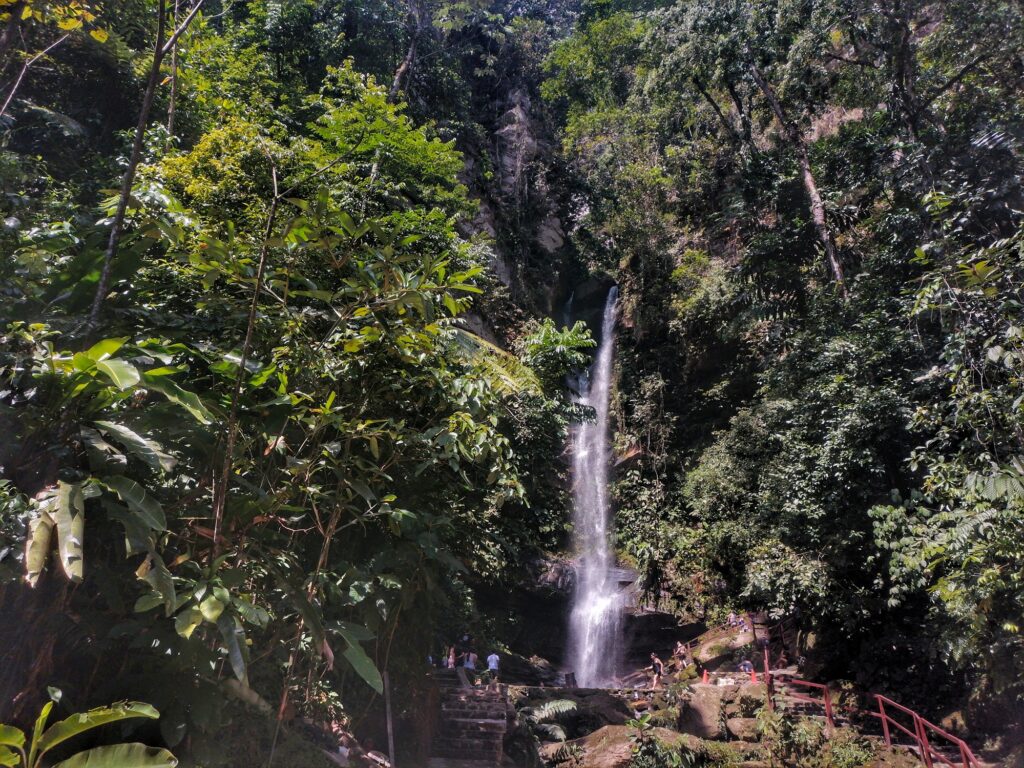Ahuashiyacu Waterfall in Tarapoto, Peru