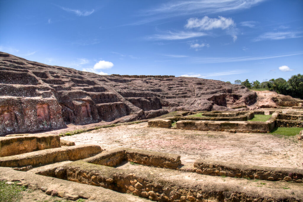Ancient Inca ruins near the village of Samaipata, Bolivia