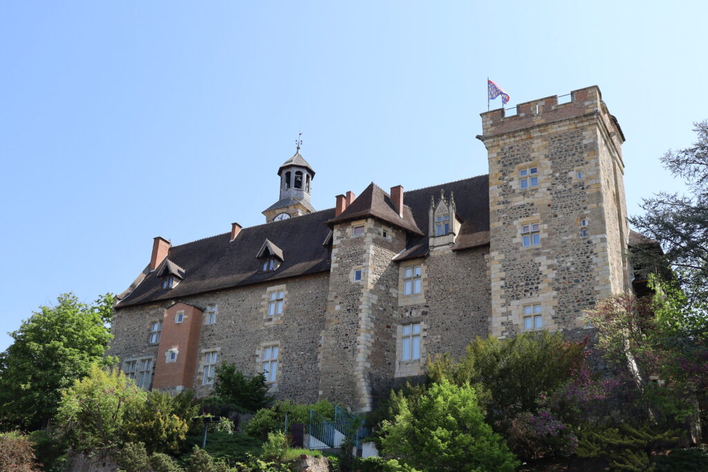 Le château des duc de Bourbon, vue de l'extérieur, ville de Montluçon, département de l'Allier, France