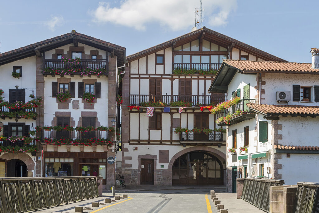 Elizondo picturesque town in Navarre, Spain