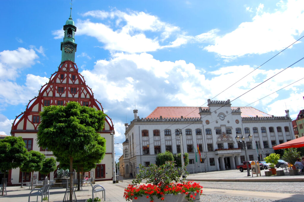 Central Square, Old Town of Zwickau