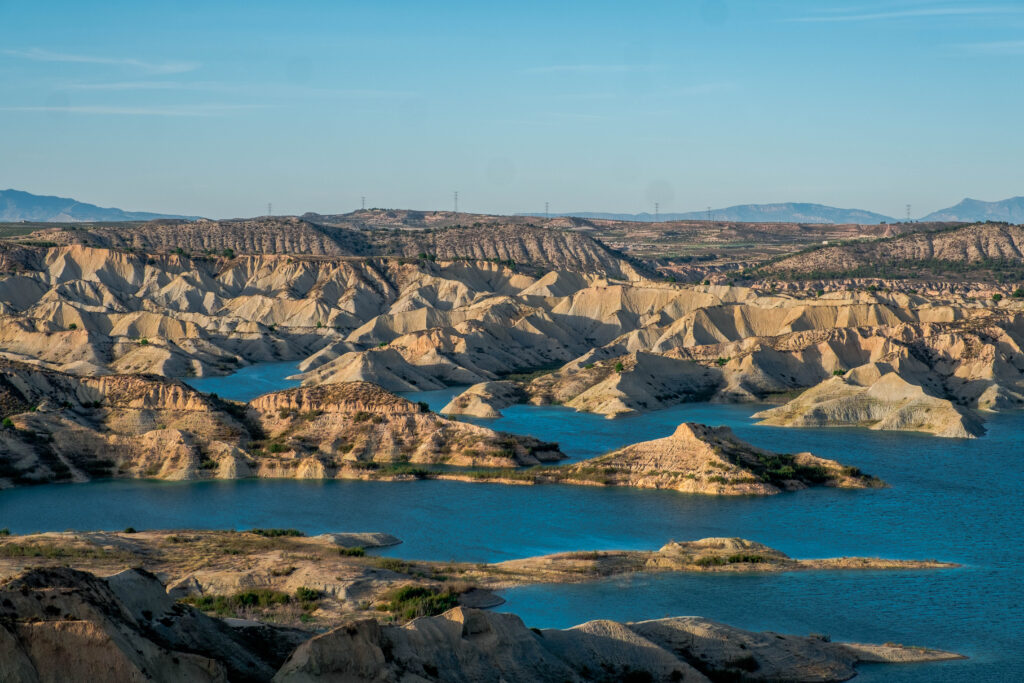 The swamp and ravines of Gebas in Murcia, Spain