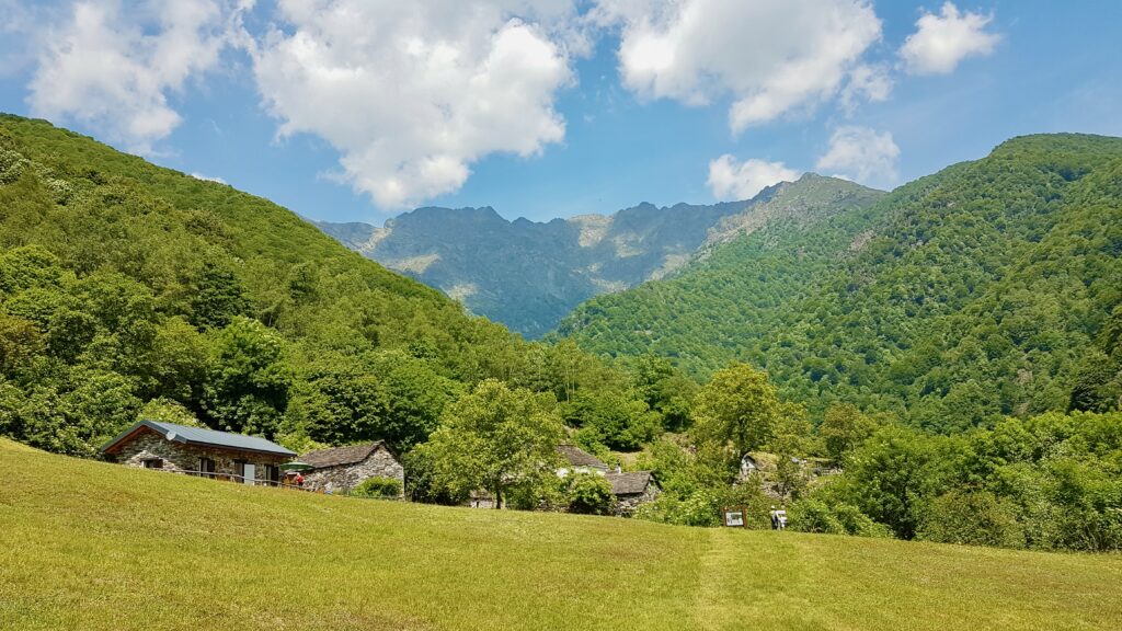 Pagallo in remote Val Grande, National Park in Piedmont, Northern Italy