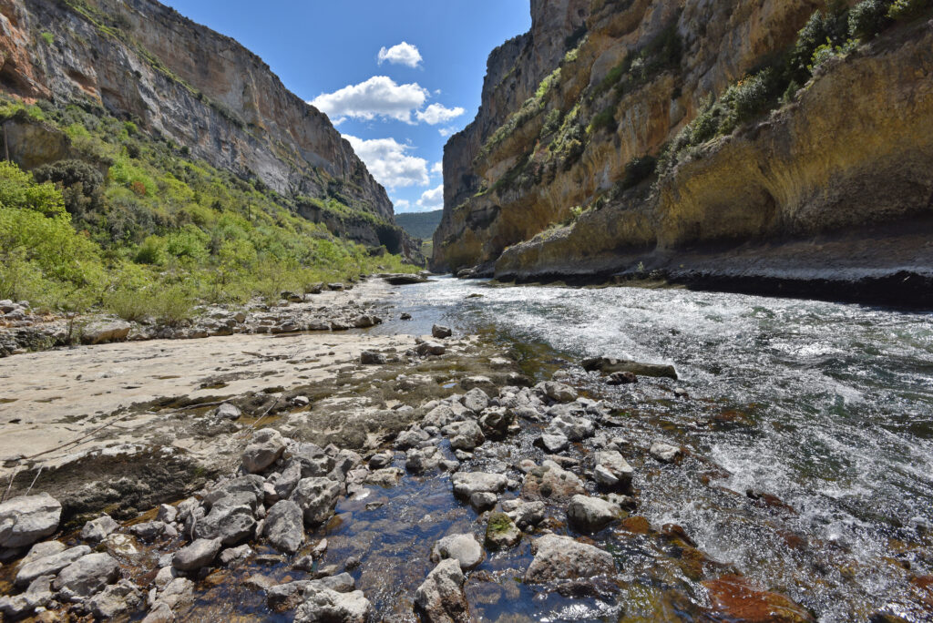 Famous Spanish canyon Foz de Lumbier