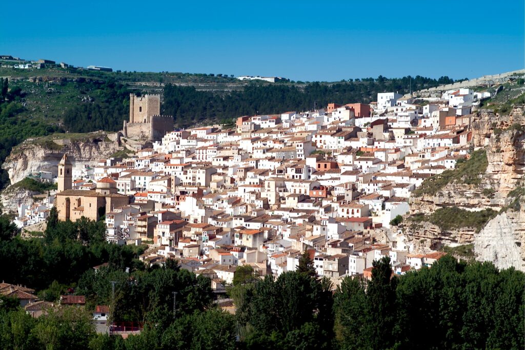 Alcala del Jucar (Albacete) in Spain