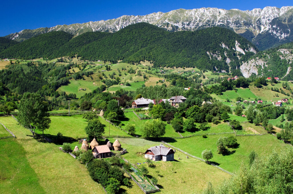 Magura is a scattered village in Piatra Craiului Mountains