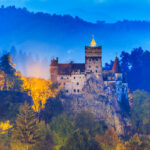 The medieval Castle of Bran, known for the myth of Dracula