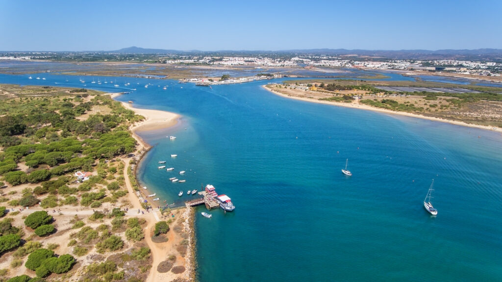 Gulf of the river island of Tavira