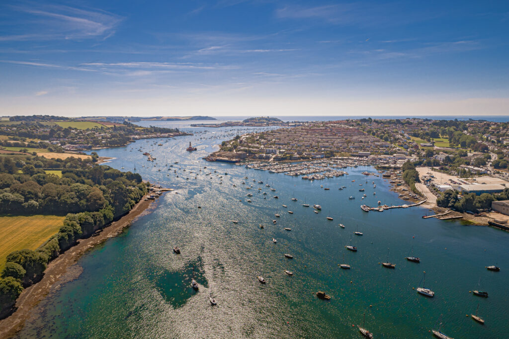Falmouth estuary, Cornwall