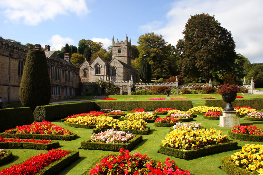 Country old house of Lanhydrock, Bodmin, UK