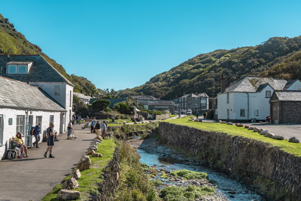 Boscastle town and harbour