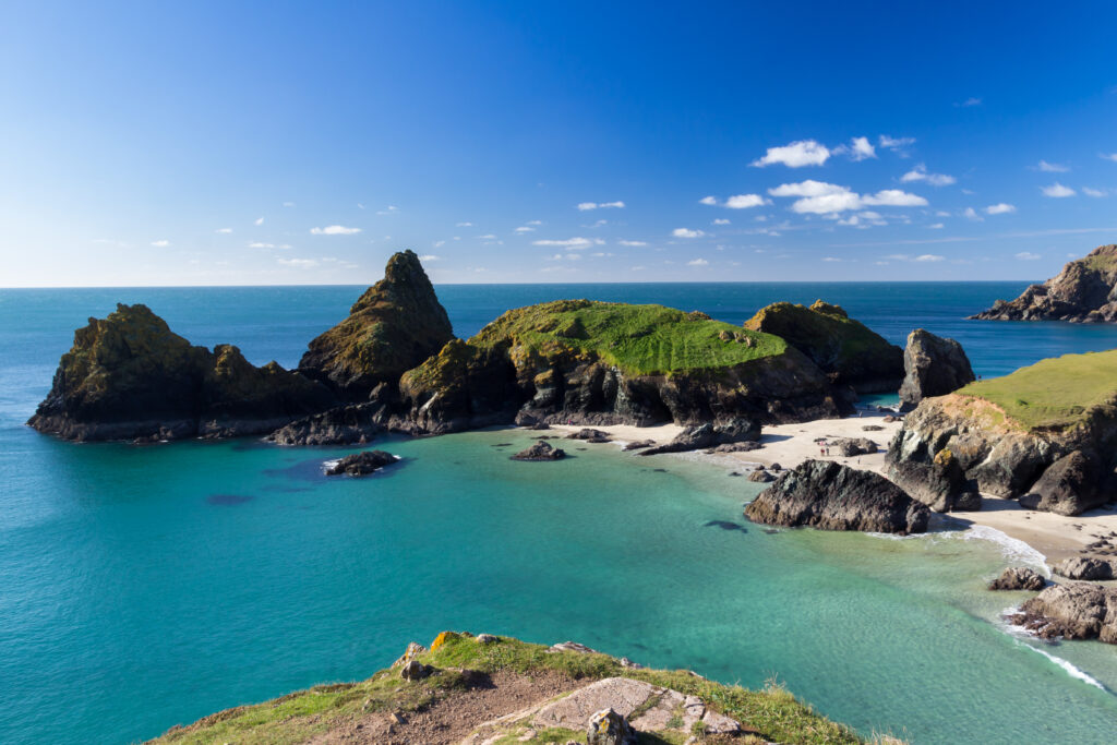 Kynance Cove on the Lizard Peninsula Cornwall England UK