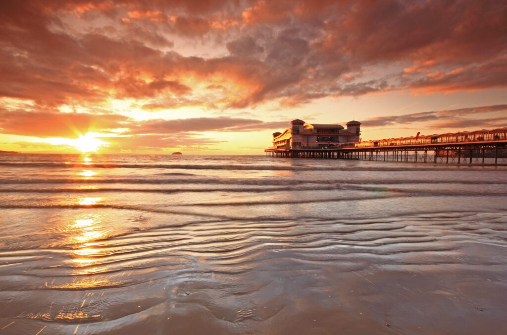 Weston Super Mare, Somerset, famous pier