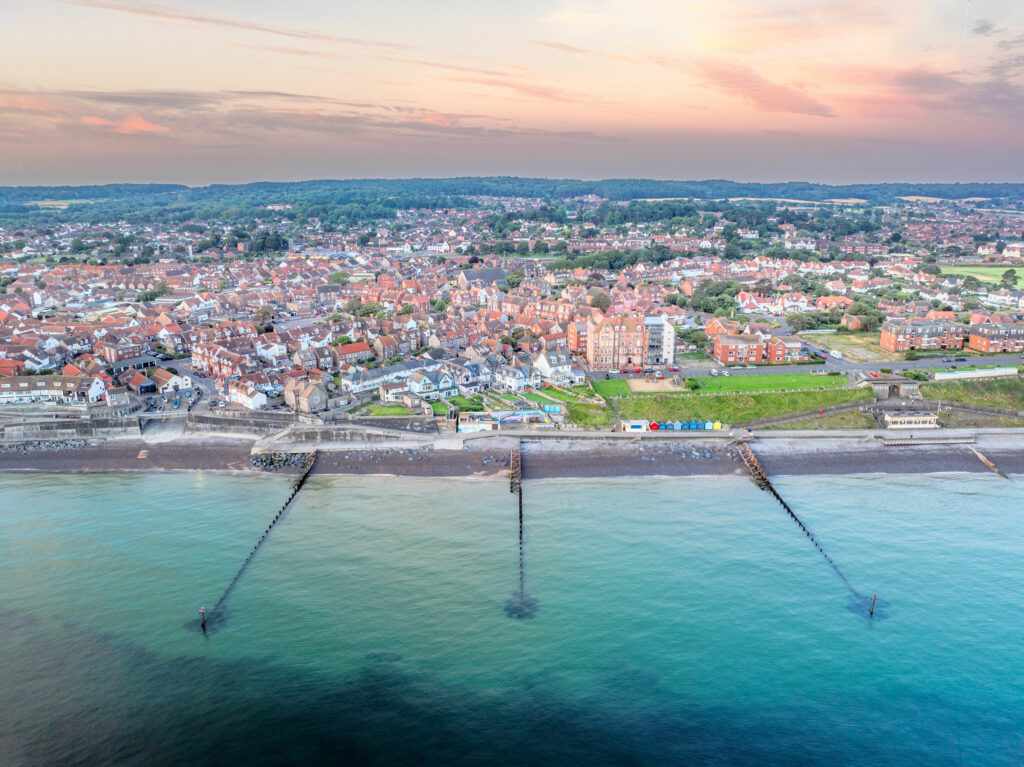 Sheringham from the sky