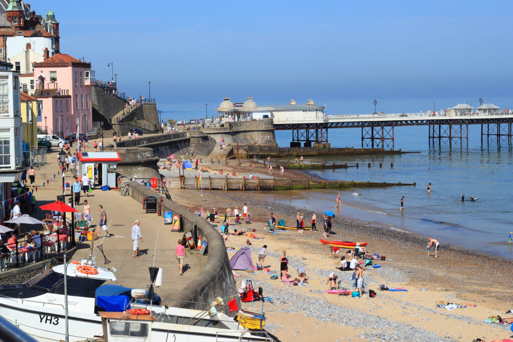 The seafront at Cromer, Norfolk, England, UK