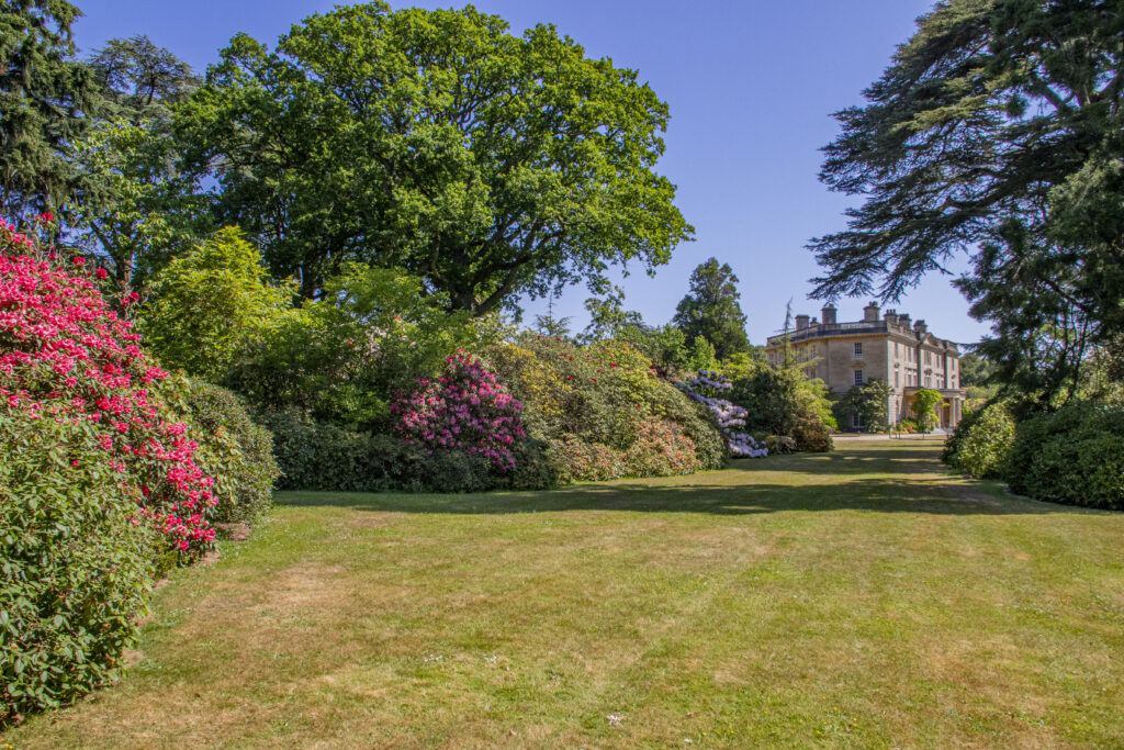 Exbury house and gardens in Hampshire during Springtime