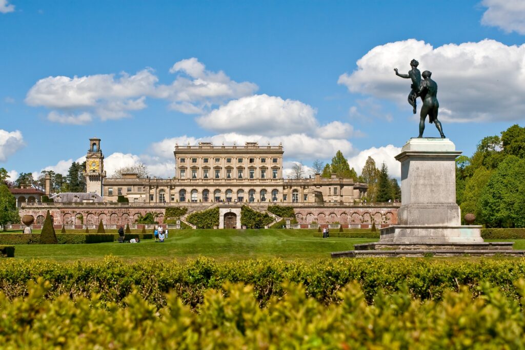 Cliveden garden England in spring