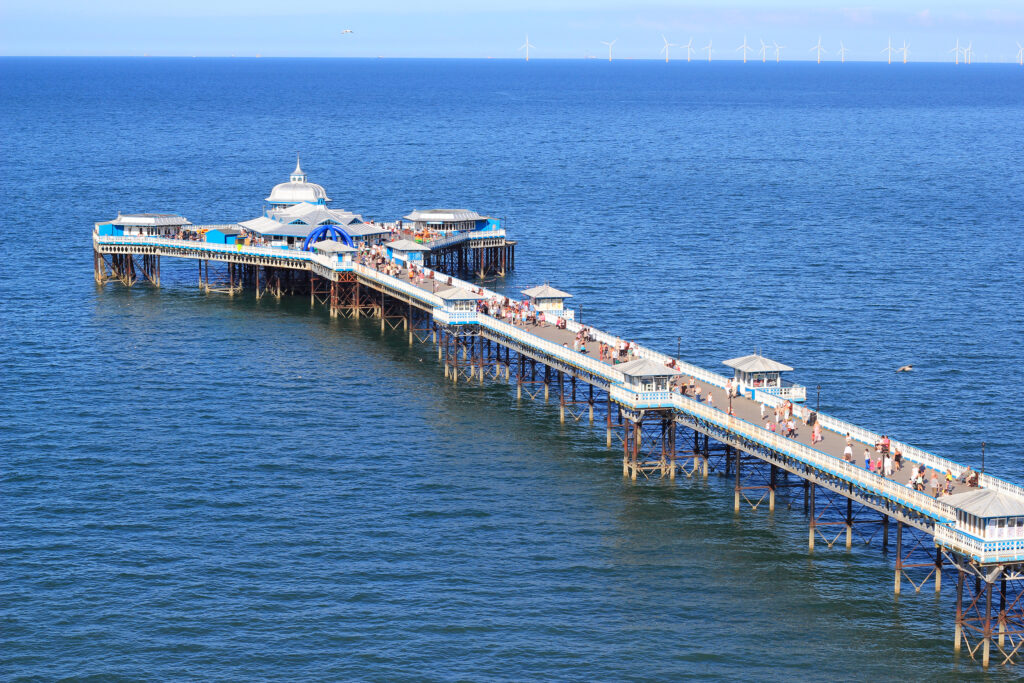Llandudno pier in North Wales