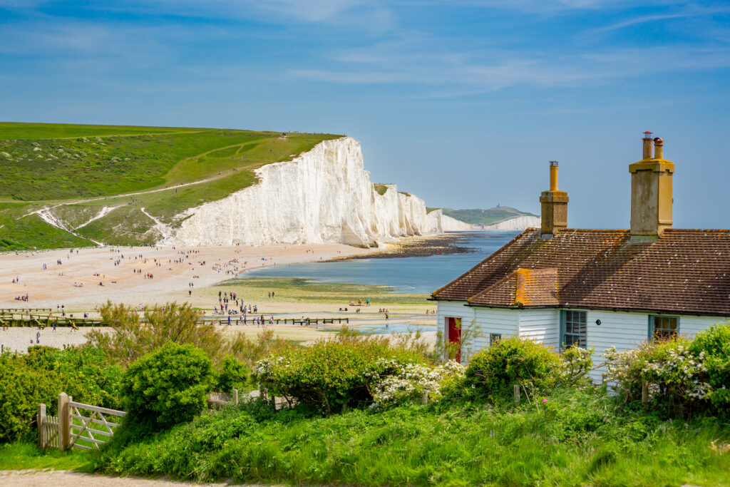 Seven Sisters view at Cuckmere Haven, UK