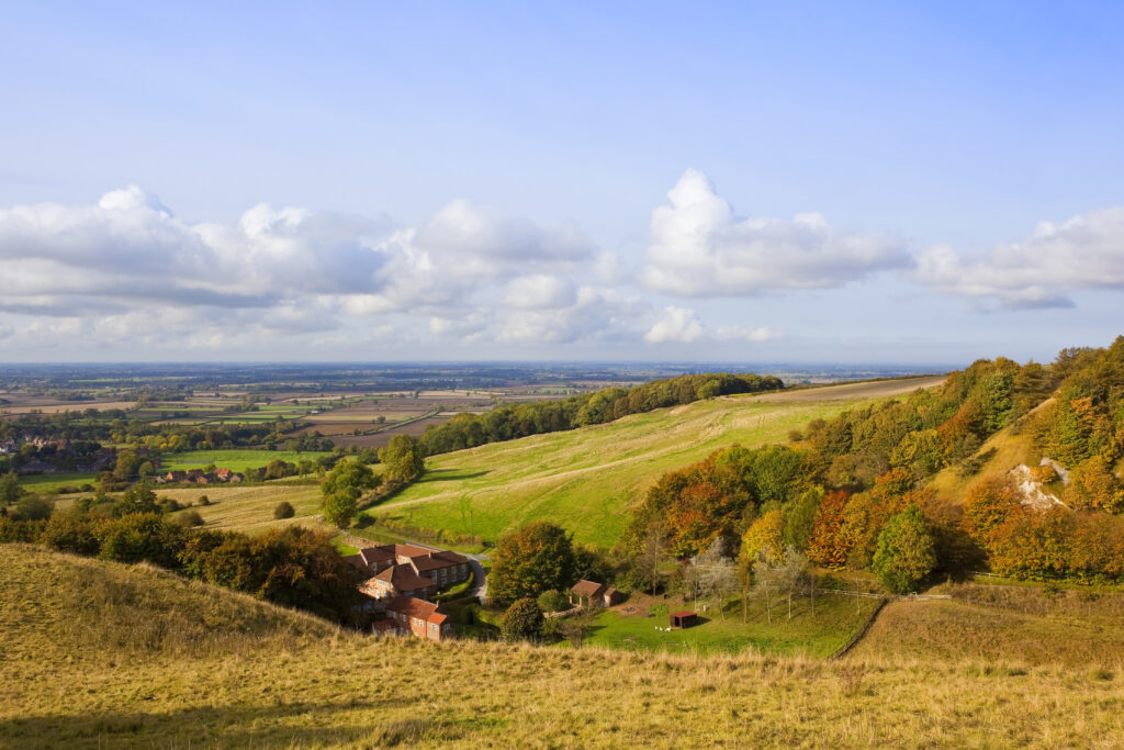 Autumn on the Yorkshire wolds