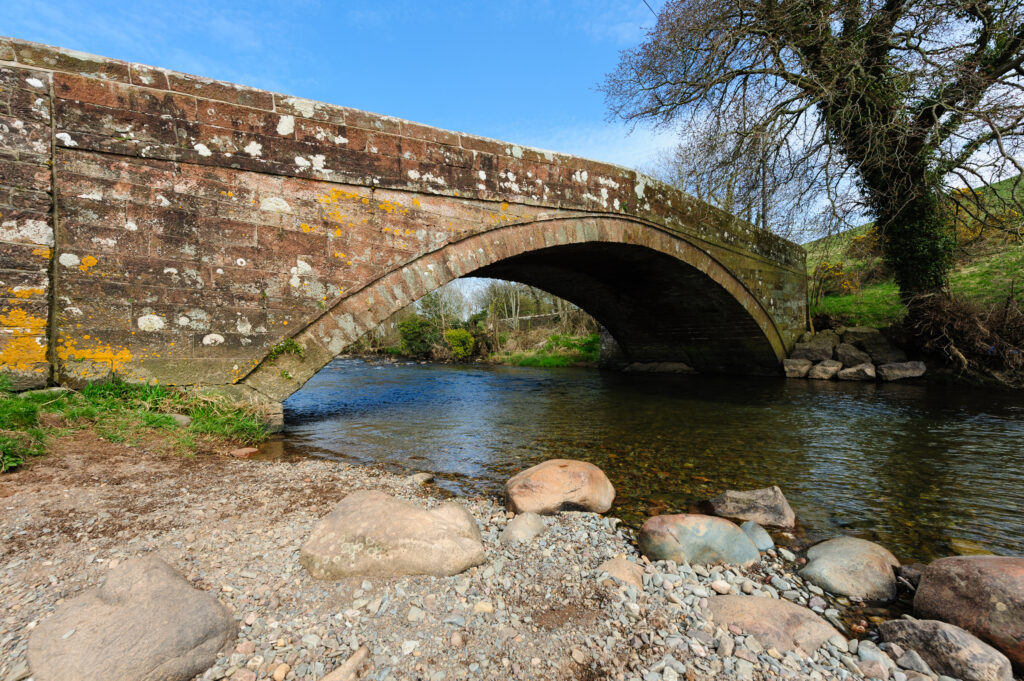 Bridge over River Ehen at Egremont, Cumbria