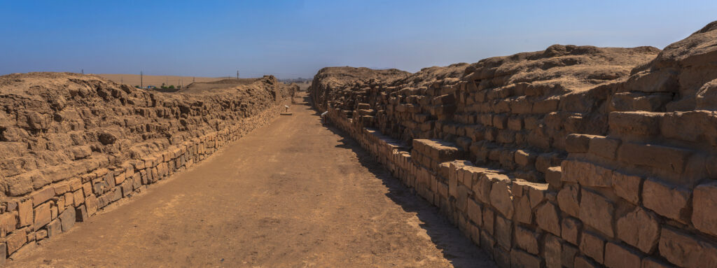 Pachacamac ruins in Lima, Peru.