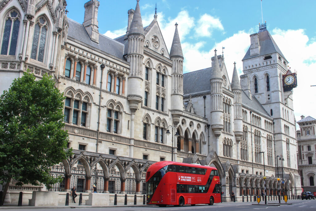 The Royal Courts of Justice, The Law Courts on The Strand in Holborn, London