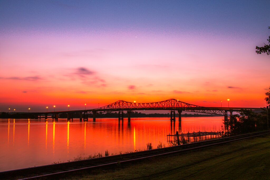 Decatur, Alabama Bridge at Sunrise