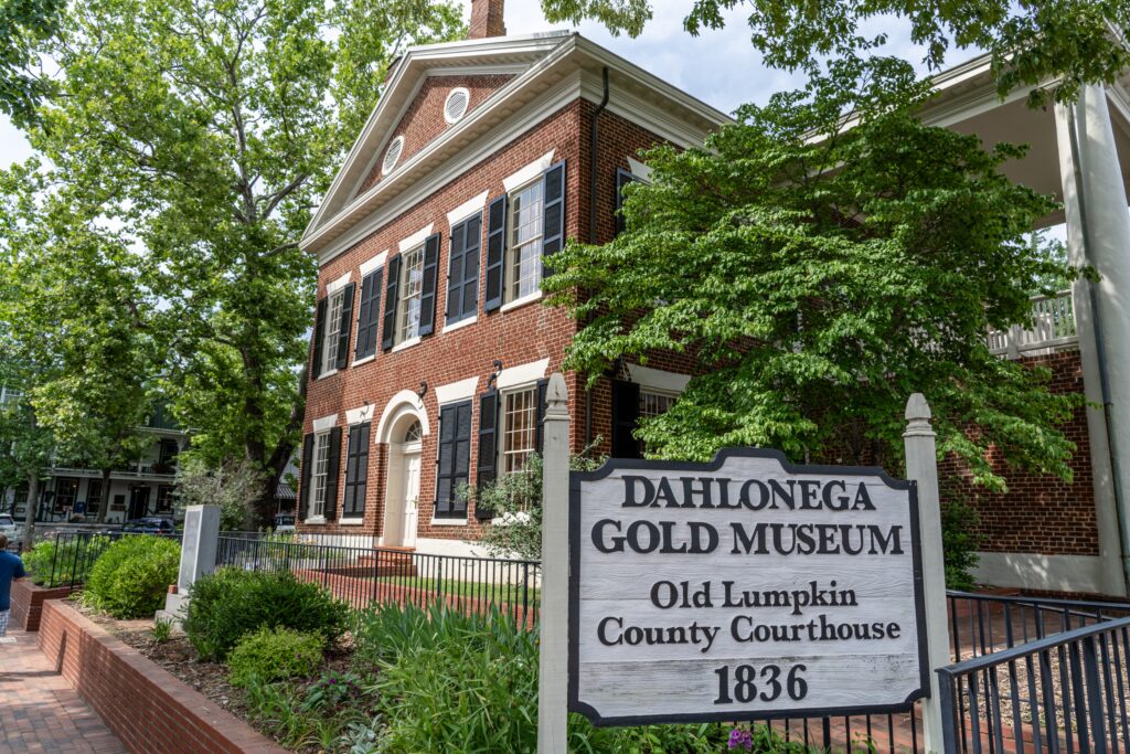 The Dahlonega Gold Mining Museum and Old Lumpkin County Historic Courthouse