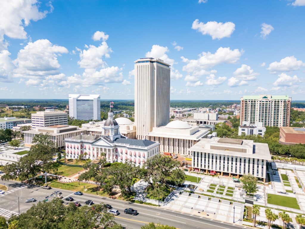 Tallahassee, FL: The Florida State Capitol Building and The Florida Historic Capitol Museum