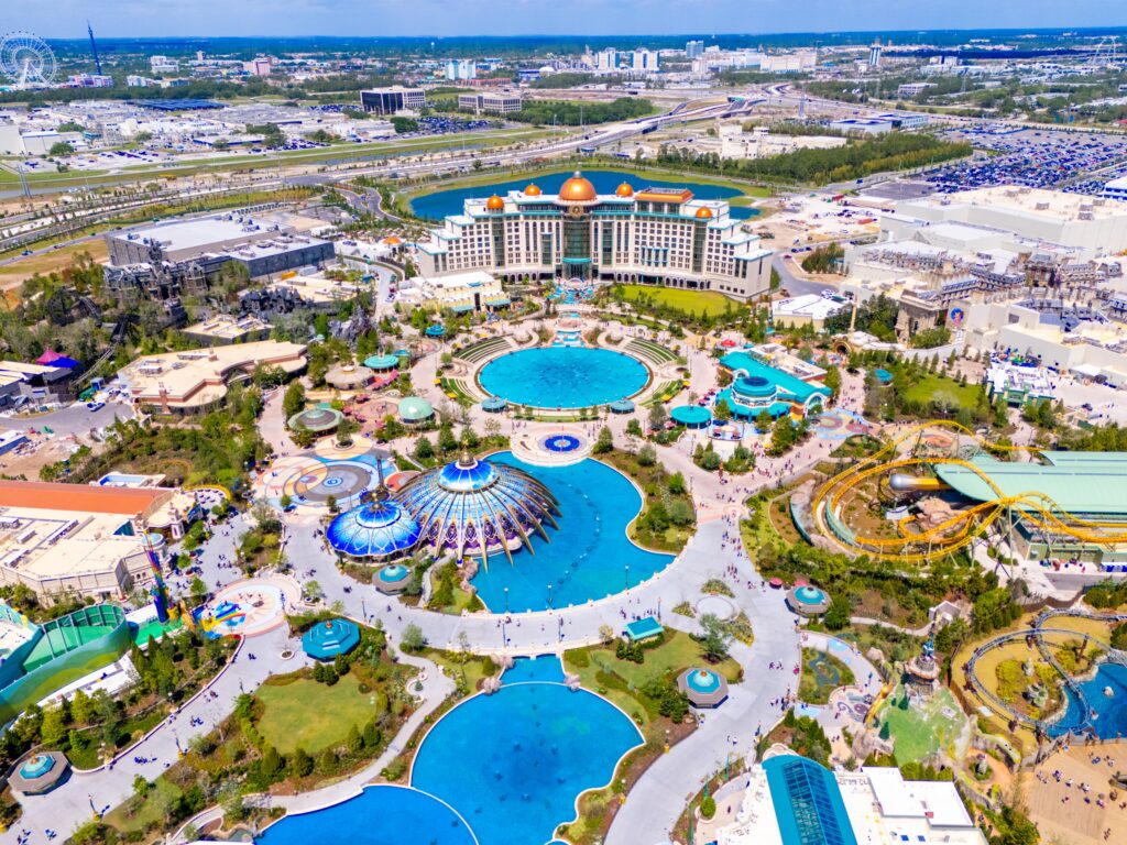 Orlando, FL, USA: Orlando Epic Universe Universal theme park under construction