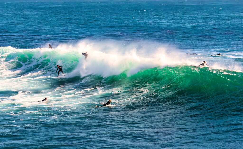 Santa Cruz, United States: Surf capitol of the US. Only the bravest surfer dare to ride these waves.