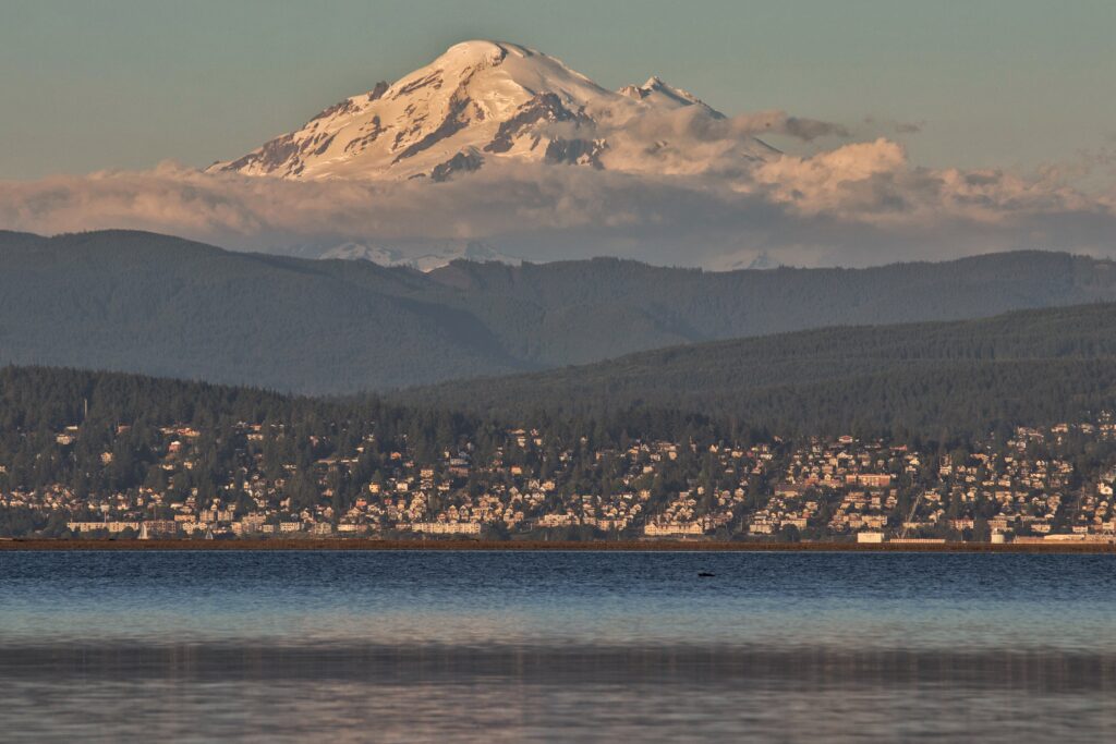 Mount Baker from Bellingham, Washington