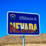 Welcome to Nevada road sign