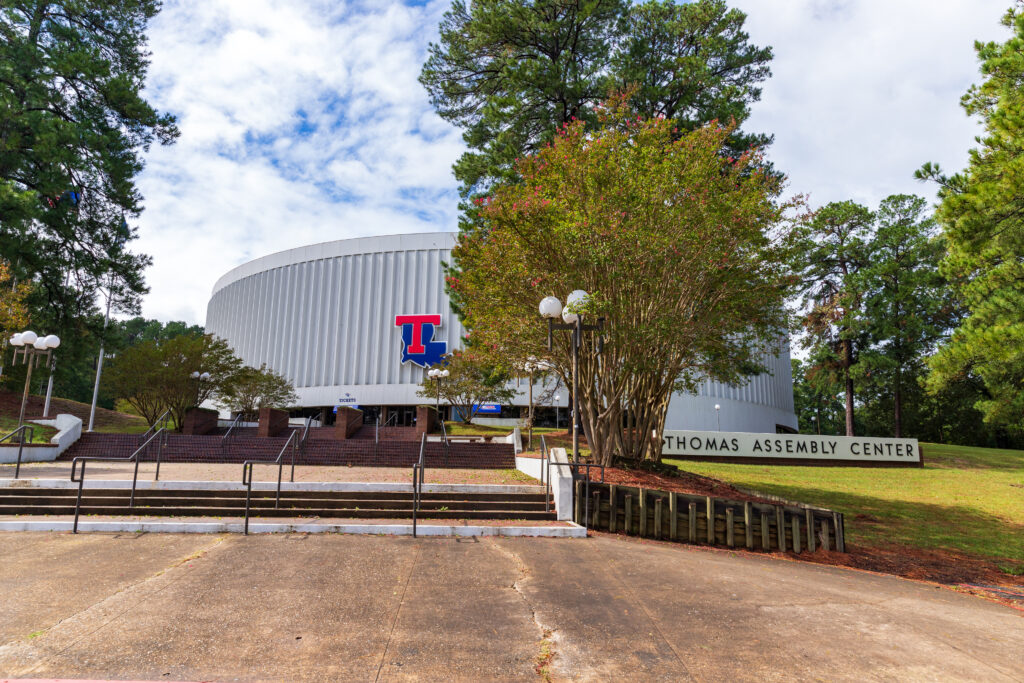 Ruston, LA / USA: Thomas Assembly Center on the campus of Louisiana Tech